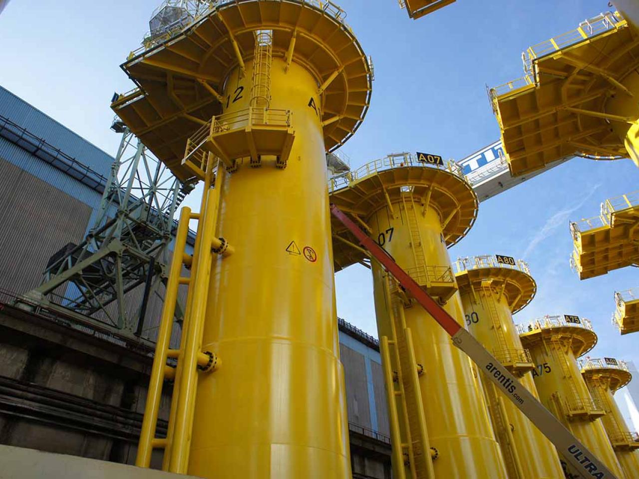 Offshore bestickering