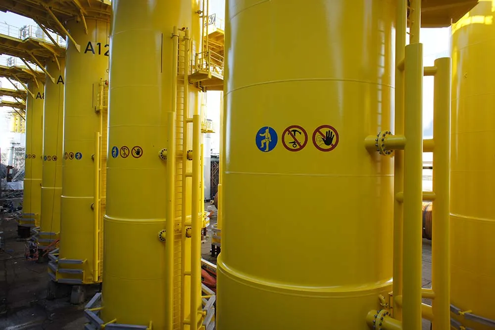 Signalisatie voor op offshore platformen