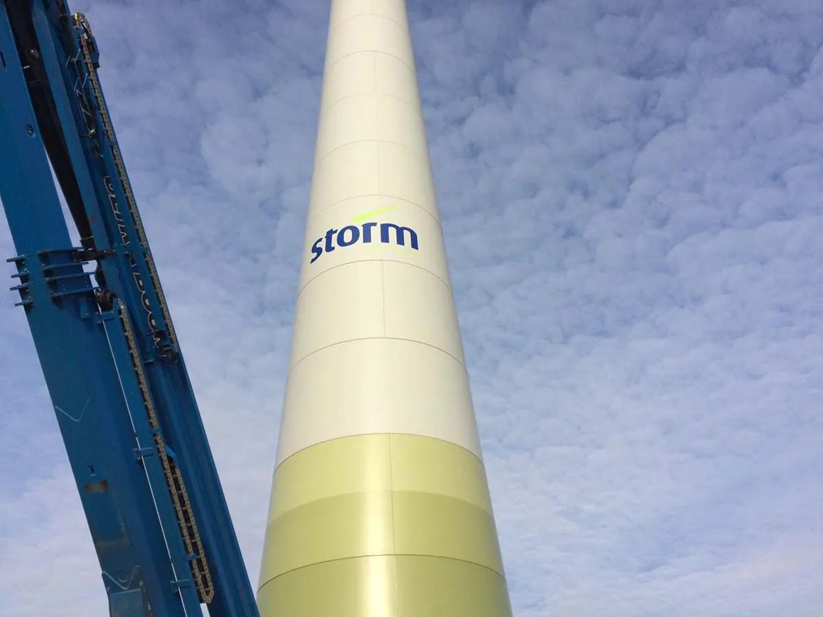 Windmolens bestickering door Intersticker